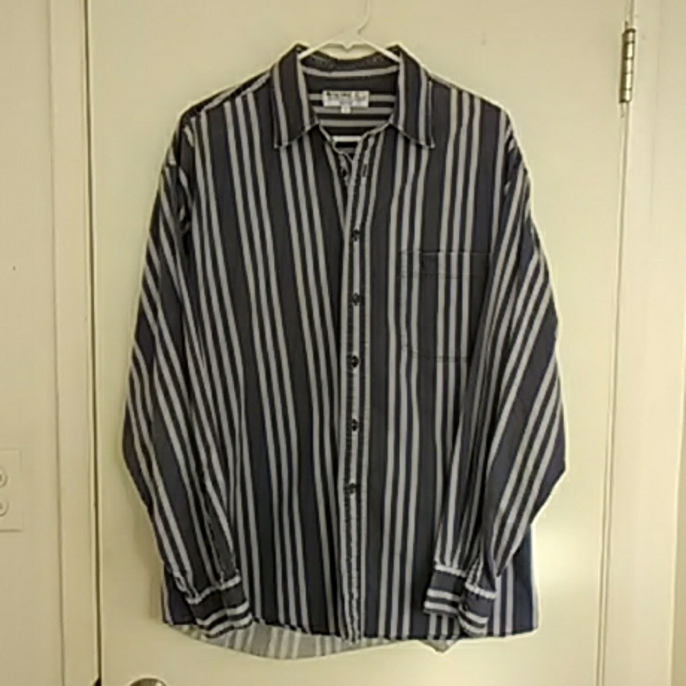Men's cotton long sleeve shirt by Marks & Spenser